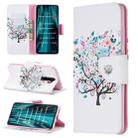 For Xiaomi Redmi Note 8 Pro Colored Drawing Horizontal Flip Leather Case with Holder & Card Slots & Wallet(Sapling) - 1