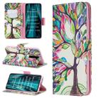 For Huawei Mate 30 Pro Colored Drawing Horizontal Flip Leather Case with Holder & Card Slots & Wallet(Life Tree) - 1