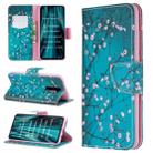 For Huawei Mate 30 Pro Colored Drawing Horizontal Flip Leather Case with Holder & Card Slots & Wallet(Plum Blossom) - 1