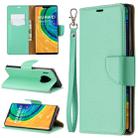 For Huawei Mate 30 Pro Litchi Texture Pure Color Horizontal Flip PU Leather Case with Holder & Card Slots & Wallet & Lanyard(Green) - 1