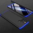 For OPPO Realme 7i / C17 GKK Three Stage Splicing Full Coverage PC Case(Black+Blue) - 1