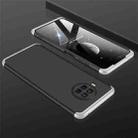 For Xiaomi Mi 10T Lite 5G GKK Three Stage Splicing Full Coverage PC Case(Black+Silver) - 1