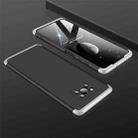 For Xiaomi Poco X3 NFC GKK Three Stage Splicing Full Coverage PC Case(Black+Silver) - 1