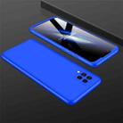 For Samsung Galaxy A42 5G GKK Three Stage Splicing Full Coverage PC Case(Blue) - 1