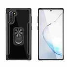 For Samsung Galaxy Note 10 PC +TPU + Metal Shockproof Protective Case with Ring Holder(Black) - 1