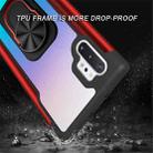 For Samsung Galaxy Note 10 Pro PC +TPU + Metal Shockproof Protective Case with Ring Holder(Red) - 6