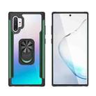 For Samsung Galaxy Note 10 Pro PC +TPU + Metal Shockproof Protective Case with Ring Holder(Green) - 1