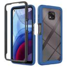 For Motorola Moto G Power (2021) Starry Sky Solid Color Series Shockproof PC + TPU Protective Case(Royal Blue) - 1