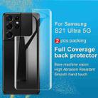 For Samsung Galaxy S21 Ultra 5G 2pcs IMAK 0.15mm Curved Full Screen Protector Hydrogel Film Back Protector - 3