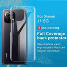 For Xiaomi Mi 11 5G 2 PCS IMAK 0.15mm Curved Full Screen Protector Hydrogel Film Back Protector - 3
