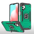 For Samsung Galaxy A32 5G Magnetic Armor Shockproof TPU + PC Case with Metal Ring Holder(Dark Green) - 1