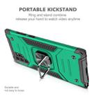 For Samsung Galaxy Note 10 Plus Magnetic Armor Shockproof TPU + PC Case with Metal Ring Holder(Dark Green) - 2