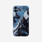 For iPhone 12 mini Colored Drawing Pattern Fine Hole IMD Shockproof TPU Protective Case (Snow Mountain) - 1