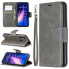 For Huawei Mate 30 Pro Retro Lambskin Texture Pure Color Horizontal Flip PU Leather Case with Holder & Card Slots & Wallet & Lanyard(Grey) - 1