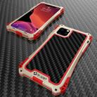 For iPhone 11 Pro R-JUST AMIRA Shockproof Dustproof Metal Protective Case(Gold Red) - 1