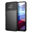 For Motorola Moto G Power (2021) Thunderbolt Shockproof TPU Protective Soft Case(Black) - 1