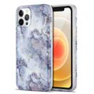 TPU Glossy Marble Pattern IMD Protective Case For iPhone 12 Pro(Earthy Grey) - 1