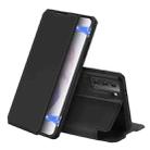 For Samsung Galaxy S21+ 5G DUX DUCIS Skin X Series PU + TPU Horizontal Flip Leather Case with Holder & Card Slots(Black) - 1