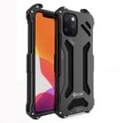 For iPhone 11 Pro R-JUST Shockproof Dustproof Armor Metal Protective Case(Black) - 1