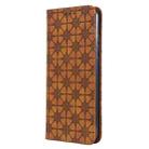 For Samsung Galaxy A02s (EU Version) Lucky Flowers Embossing Pattern Magnetic Horizontal Flip Leather Case with Holder & Card Slots(Yellow Brown) - 2