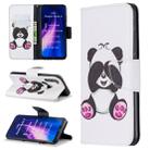 For Xiaomi Redmi Note 8 Colored Drawing Horizontal Flip Leather Case with Holder & Card Slots & Wallet(Big Panda) - 1