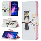 For Xiaomi Redmi Note 8 Colored Drawing Horizontal Flip Leather Case with Holder & Card Slots & Wallet(Eagle Tree) - 1