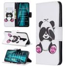 For Xiaomi Redmi Note 8 Pro Colored Drawing Horizontal Flip Leather Case with Holder & Card Slots & Wallet(Big Panda) - 1