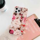 Shockproof IMD TPU Protective Case For iPhone 11 Pro Max(Retro Flower) - 1