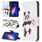 For Xiaomi Redmi Note 8 Colored Drawing Horizontal Flip Leather Case with Holder & Card Slots & Wallet(Football Panda) - 1