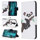 For Xiaomi Redmi Note 8 Pro Colored Drawing Horizontal Flip Leather Case with Holder & Card Slots & Wallet(Tree Panda) - 1