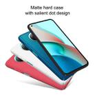 For Xiaomi Redmi Note 9 5G NILLKIN Frosted Concave-convex Texture PC Protective Case(Red) - 4