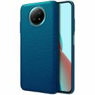 For Xiaomi Redmi Note 9 5G NILLKIN Frosted Concave-convex Texture PC Protective Case(Peacock Blue) - 1