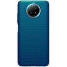 For Xiaomi Redmi Note 9 5G NILLKIN Frosted Concave-convex Texture PC Protective Case(Peacock Blue) - 2
