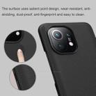 For Xiaomi Mi 11 NILLKIN Frosted Concave-convex Texture PC Protective Case(Black) - 6