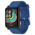 E04S 1.3 inch TFT Color Screen IP68 Waterproof Smart Bracelet, Support Body Temperature Monitoring / Blood Oxygen Monitoring / Heart Rate Monitoring, Style: TPU Strap(Blue) - 1