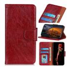 For OPPO A54 5G / A74 5G / A93 5G Nappa Texture Horizontal Flip Leather Case with Holder & Card Slots & Wallet(Red) - 1