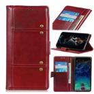 For OPPO A72 5G Peas Crazy Horse Texture Horizontal Flip Leather Case with Holder & Card Slots & Wallet(Red) - 1