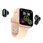 X8 1.69 inch HD Color Screen Bluetooth Earphone Smart Bracelet, Support Sleep Monitoring / Blood Pressure Monitoring / Heart Rate Monitoring(Rose Gold) - 1