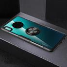 For Huawei Mate 30 Shockproof TPU + Acrylic Protective Case with Metal Ring Holder(Black) - 1