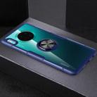 For Huawei Mate 30 Shockproof TPU + Acrylic Protective Case with Metal Ring Holder(Blue) - 1