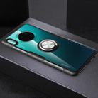 For Huawei Mate 30 Shockproof TPU + Acrylic Protective Case with Metal Ring Holder(Silver Black) - 1