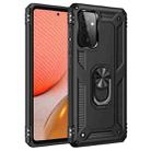 For Samsung Galaxy A72 5G / 4G Shockproof TPU + PC Protective Case with 360 Degree Rotating Holder(Black) - 2