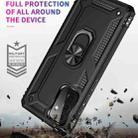 For Samsung Galaxy A72 5G / 4G Shockproof TPU + PC Protective Case with 360 Degree Rotating Holder(Black) - 3