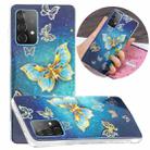 For Samsung Galaxy A52 5G / 4G Plating TPU Protective Case(Butterfly) - 1