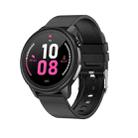 E80 1.3 inch TFT Color Screen IP68 Waterproof Smart Bracelet, Support Blood Oxygen Monitoring / Body Temperature Monitoring / Heart Rate Monitoring, Style:Silicone Strap(Black) - 1