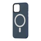 For iPhone 12 Pro Max ROCK Guard Pro Skin TPU+PC Shockproof Magsafe Case(Dark Blue) - 1