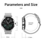 G20 1.3 inch IPS Color Screen IP67 Waterproof Smart Watch, Support Blood Oxygen Monitoring / Sleep Monitoring / Heart Rate Monitoring, Style: Silicone Strap(Grey) - 3