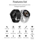 G20 1.3 inch IPS Color Screen IP67 Waterproof Smart Watch, Support Blood Oxygen Monitoring / Sleep Monitoring / Heart Rate Monitoring, Style: Leather Strap(Black) - 10