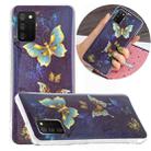 For Samsung Galaxy A02s(EU Version) Luminous TPU Mobile Phone Protective Case(Double Butterflies) - 1