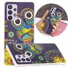 For Samsung Galaxy A32 5G Luminous TPU Mobile Phone Protective Case(Blue Owl) - 1